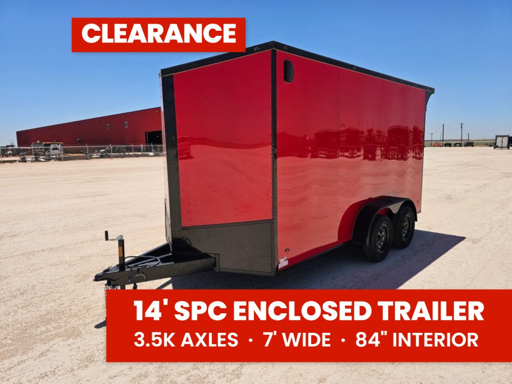 Steel Pines Cargo 7x14 TA2 Enclosed Trailer 7K