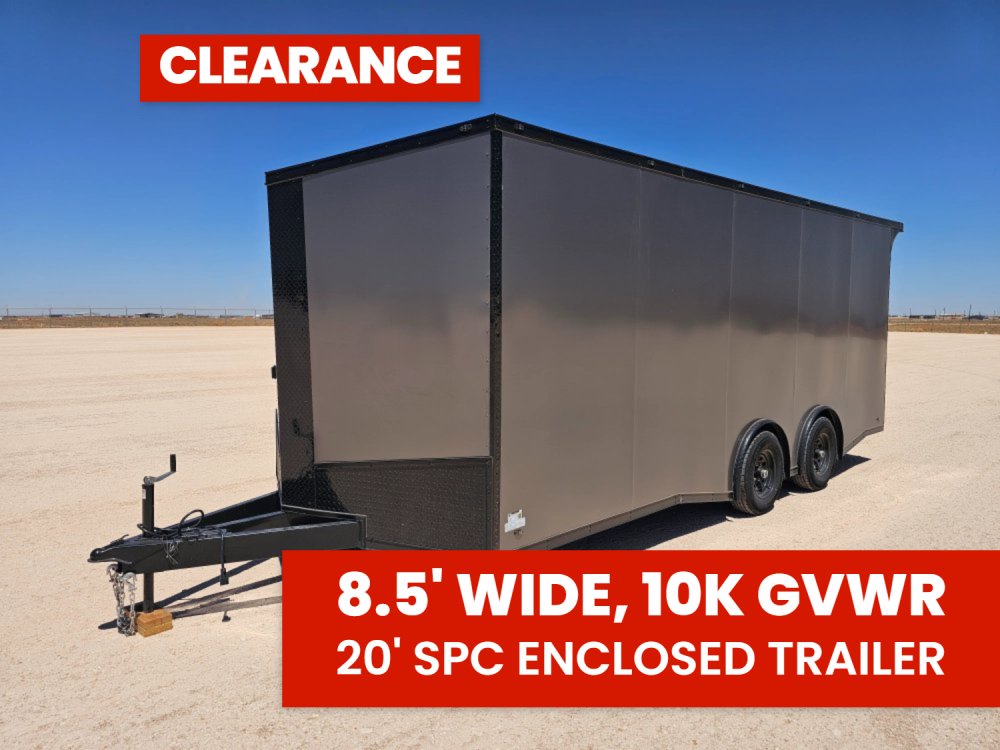Steel Pines Cargo 8.5x20 TA3 Enclosed Trailer 10K