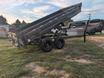 16'x83"x2' Hroizon HZ7 Gooseneck Dump Trailer