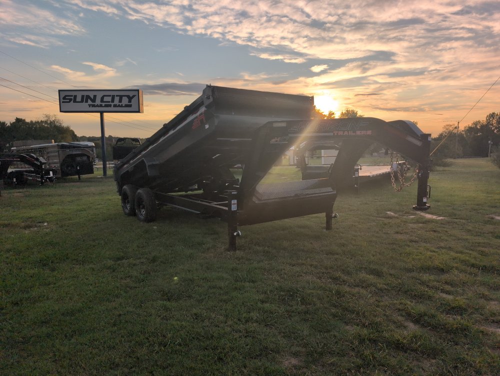 16'X83"X2' Horizon HZ7 Gooseneck Dump Trailer with 8K Axles