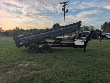 16'X83"X2' Horizon HZ7 Gooseneck Dump Trailer with 8K Axles