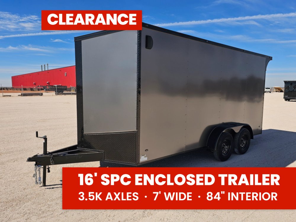 Steel Pines Cargo 7x16 TA2 Enclosed Trailer 7K