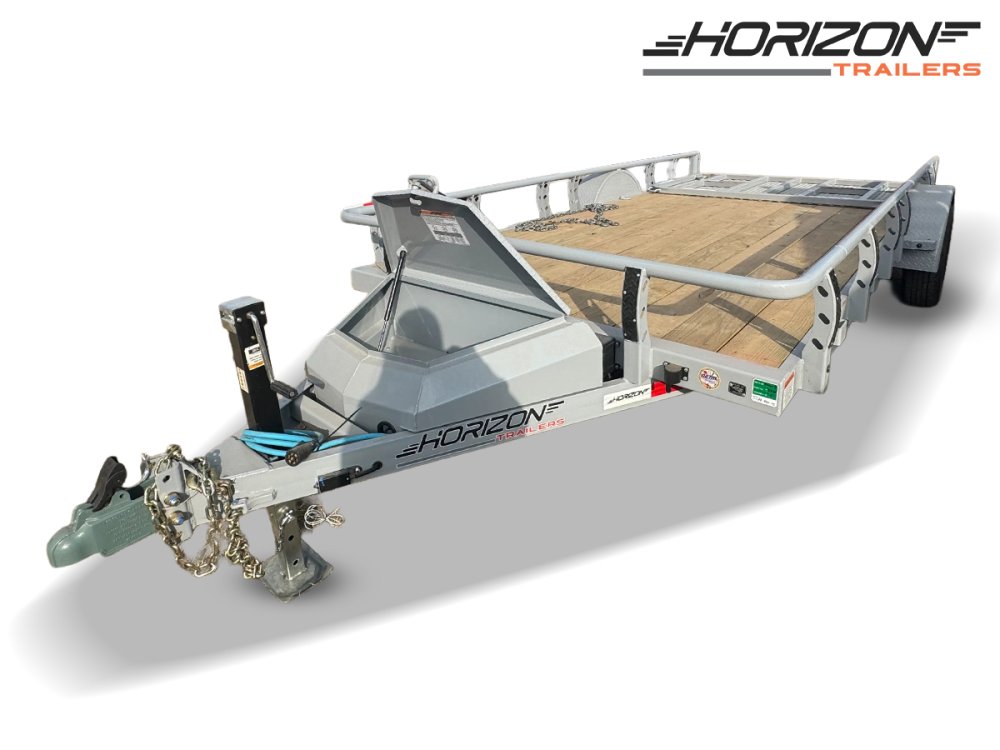 14' Horizon UTZ Bumper Pull Utility Trailer - (1) 3.5K Axles