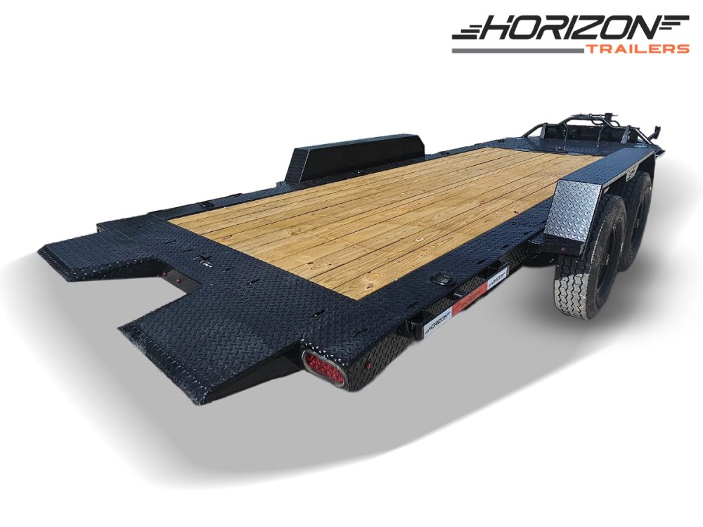 20' Horizon ETZ Bumper Pull Equipment Tilt Trailer - (2) 8K Axles