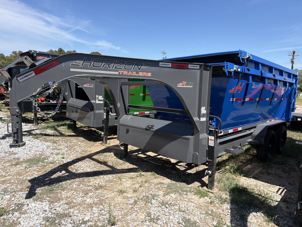 14' Horizon RDZ Gooseneck Roll Off Base Trailer - (2) 7K Axles