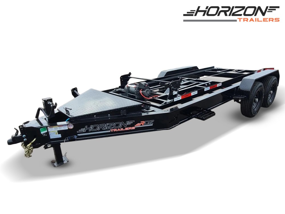 16' Horizon RDZ Bumper Pull Roll Off Base Trailer - (2) 7K Axles