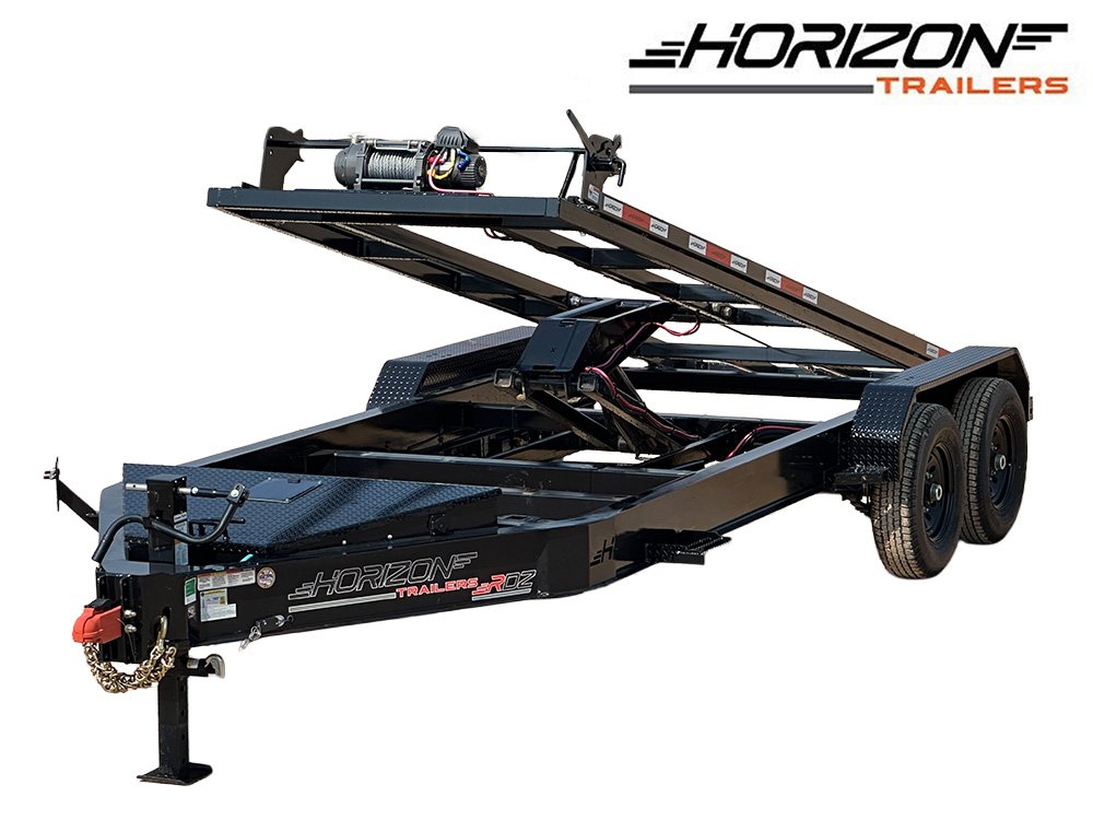 16' Horizon RDZ Bumper Pull Roll Off Base Trailer - (2) 7K Axles
