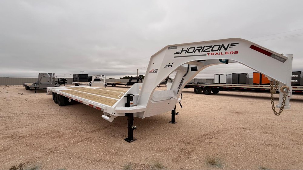 2027 Horizon FHZ 30' x102"x34" Gooseneck 10K Axle