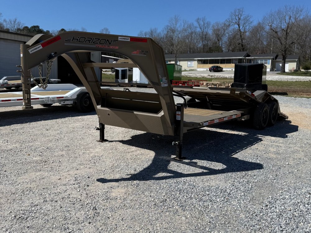 Horizon ETZ 24' Tilt Drive Over Fender Goosneck Trailer 8K (16'+8')