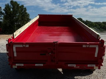 16' Horizon EZ7 Bumper Pull Dump Trailer 19" Sides - (2) 7K Axles