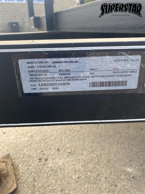 2026 7K Equipment Flatbed Trailer photo 8
