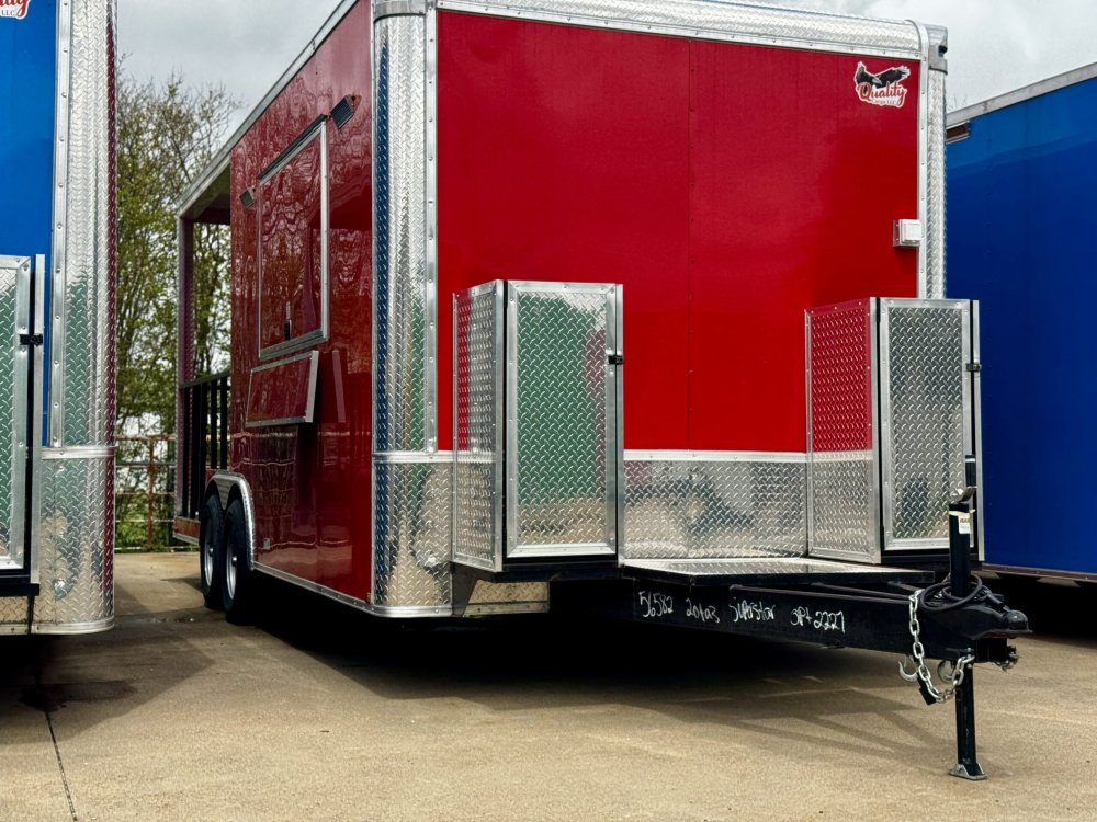 20' Quality Cargo Porch Concession Trailer