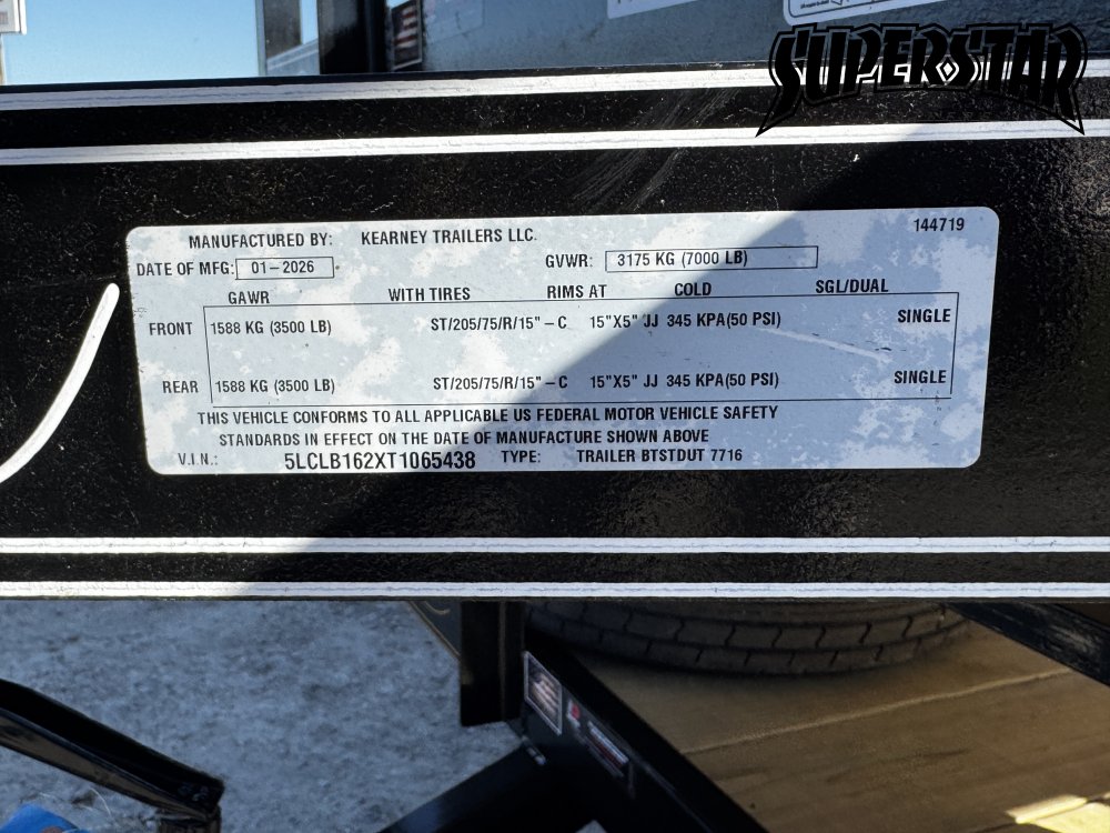 77"x16' Kearney Utility