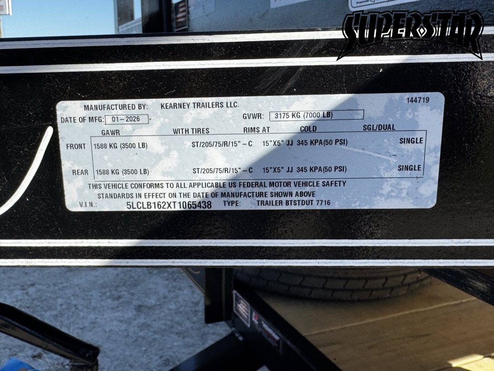 77"x16' Kearney Utility