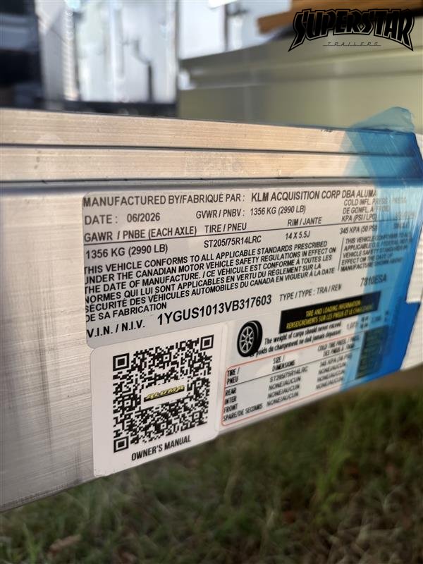 78"x10' Aluma Utility