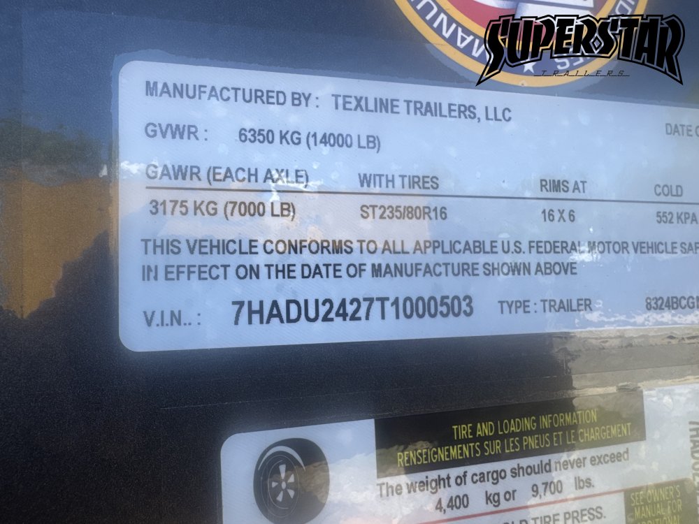 83"x24' Texline Equipment