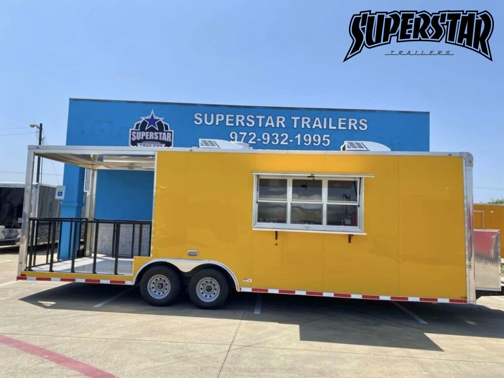 26' Quality Cargo Porch Trailer