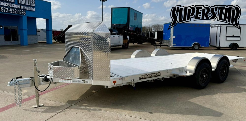 82"x18' Aluma Car Hauler