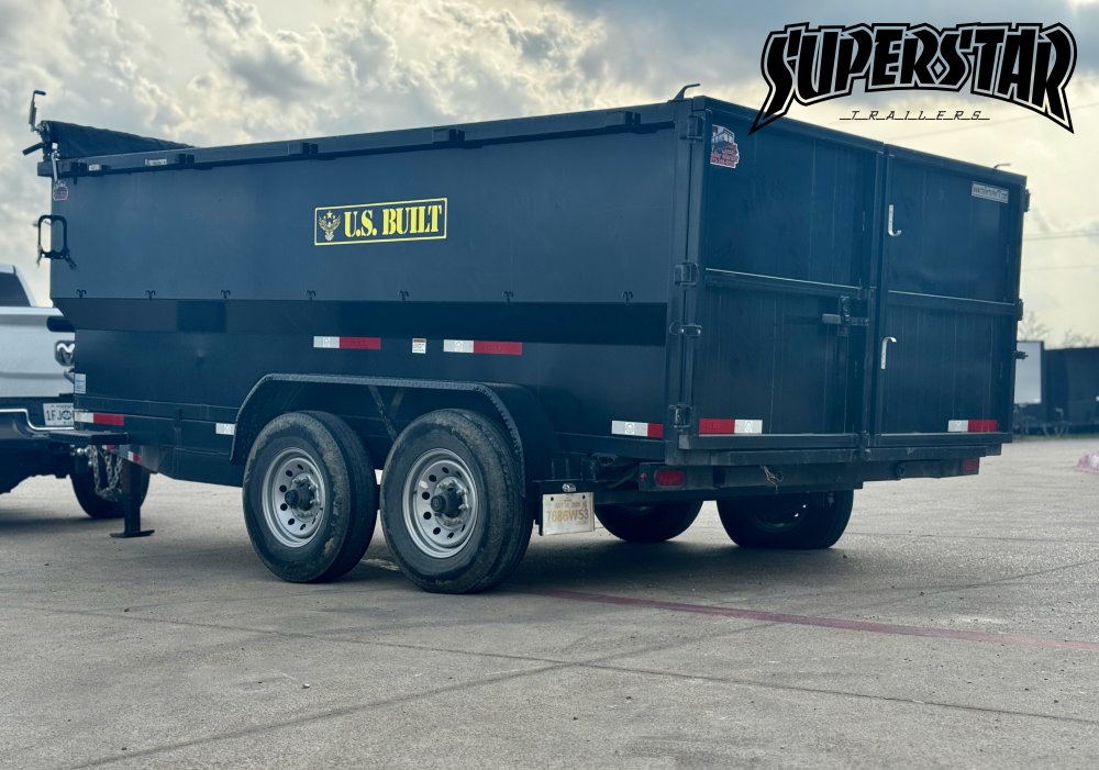 83"x14' U.S. Built Trailers Dump