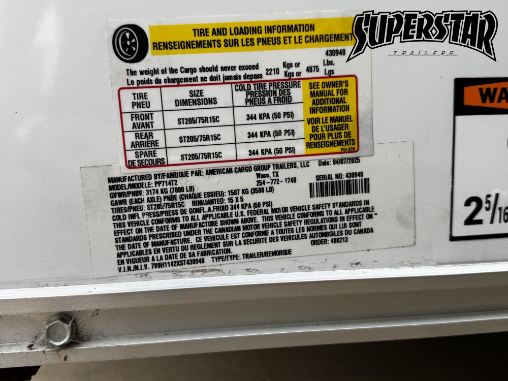 7'x14' Haulmark Cargo