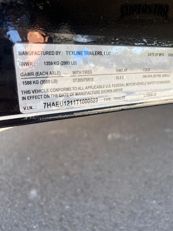2026 3.5K Utility Trailer photo 9