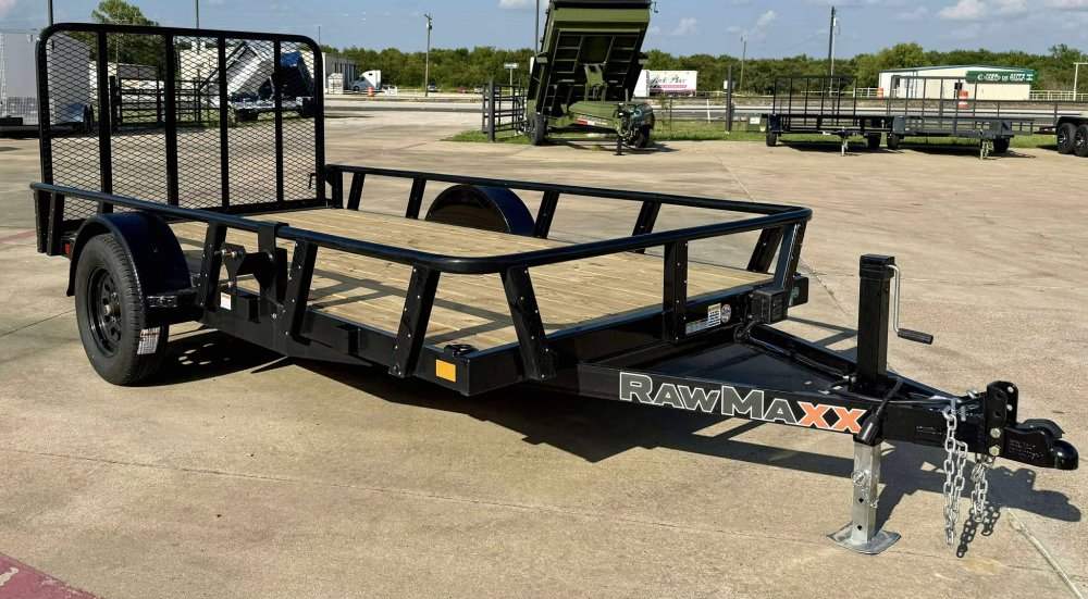 2025 RawMaxx 77"x12' Utility Trailer - Single Axle