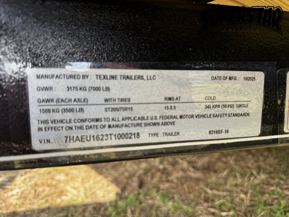 83"x16' Texline Utility