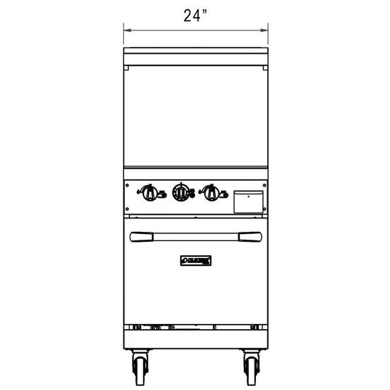 Appliances: 24" Griddle Combo