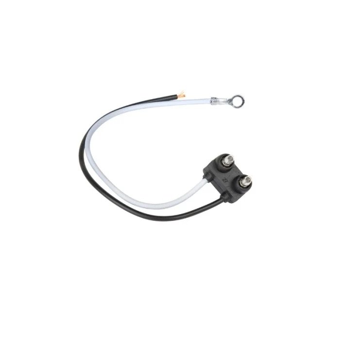 Pigtail: Right Angle 2-Wire Pigtail for Optronics Trailer Lights - 2-Pin PL-10 Plug - 6" Long