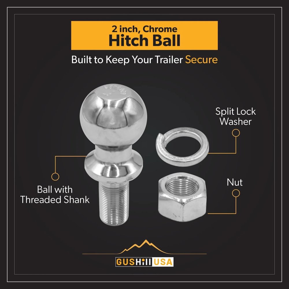 Ball: 2" 6000lb Ball Single