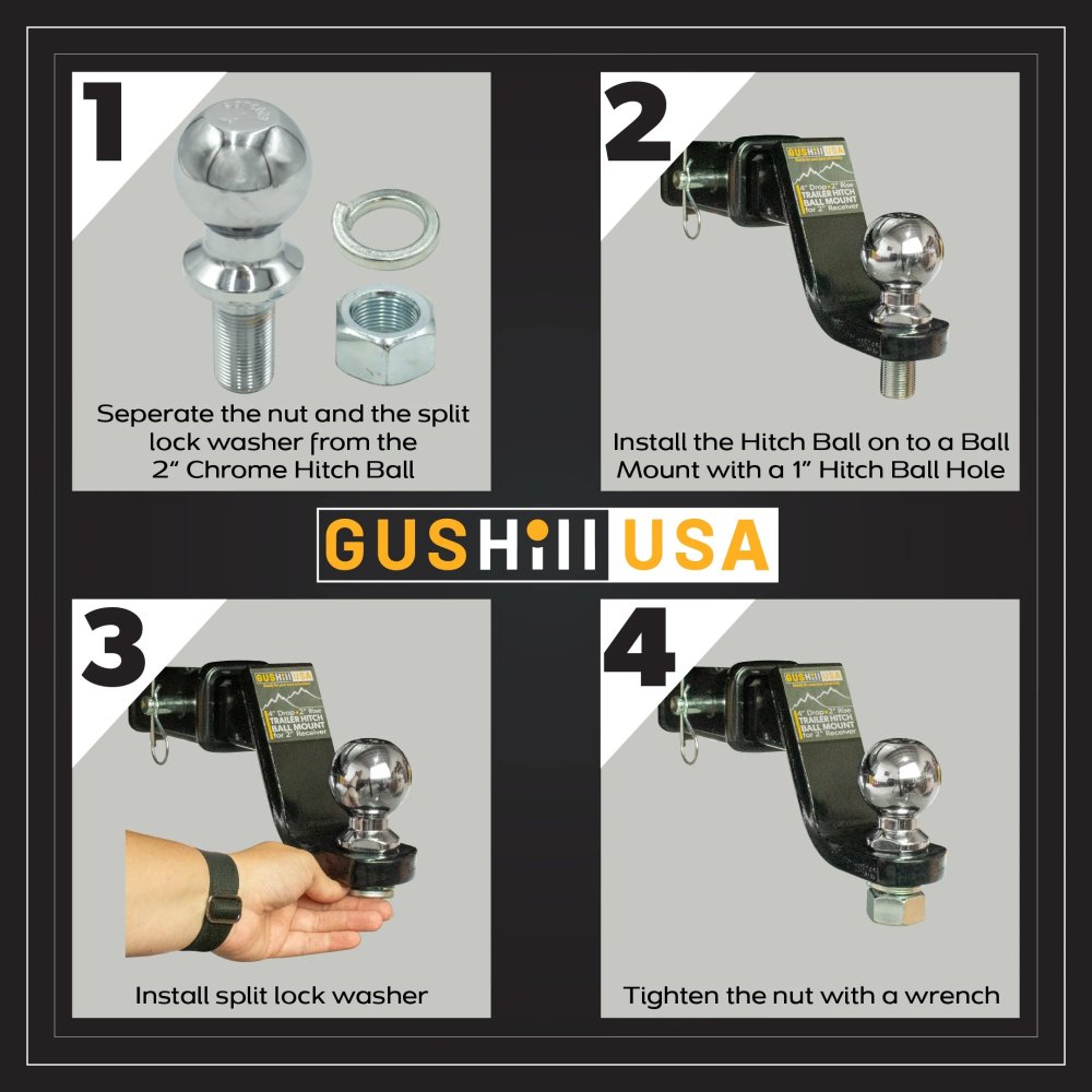 Ball: 2" 6000lb Ball Single