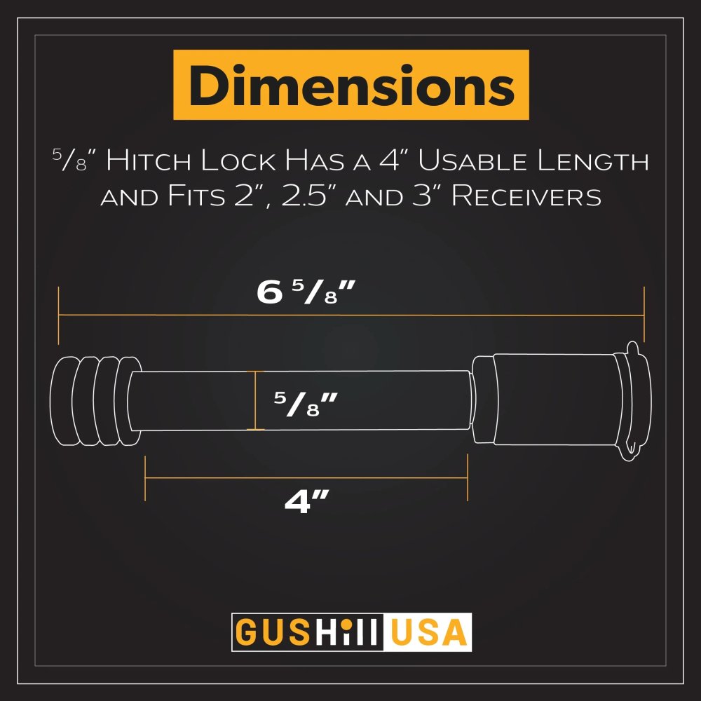 Hitch: Locking Hitch Pin 5/8"