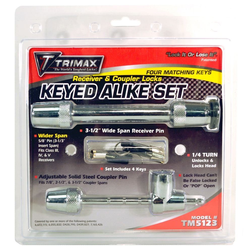 Keyed Alike T5 Receiver Lock Set