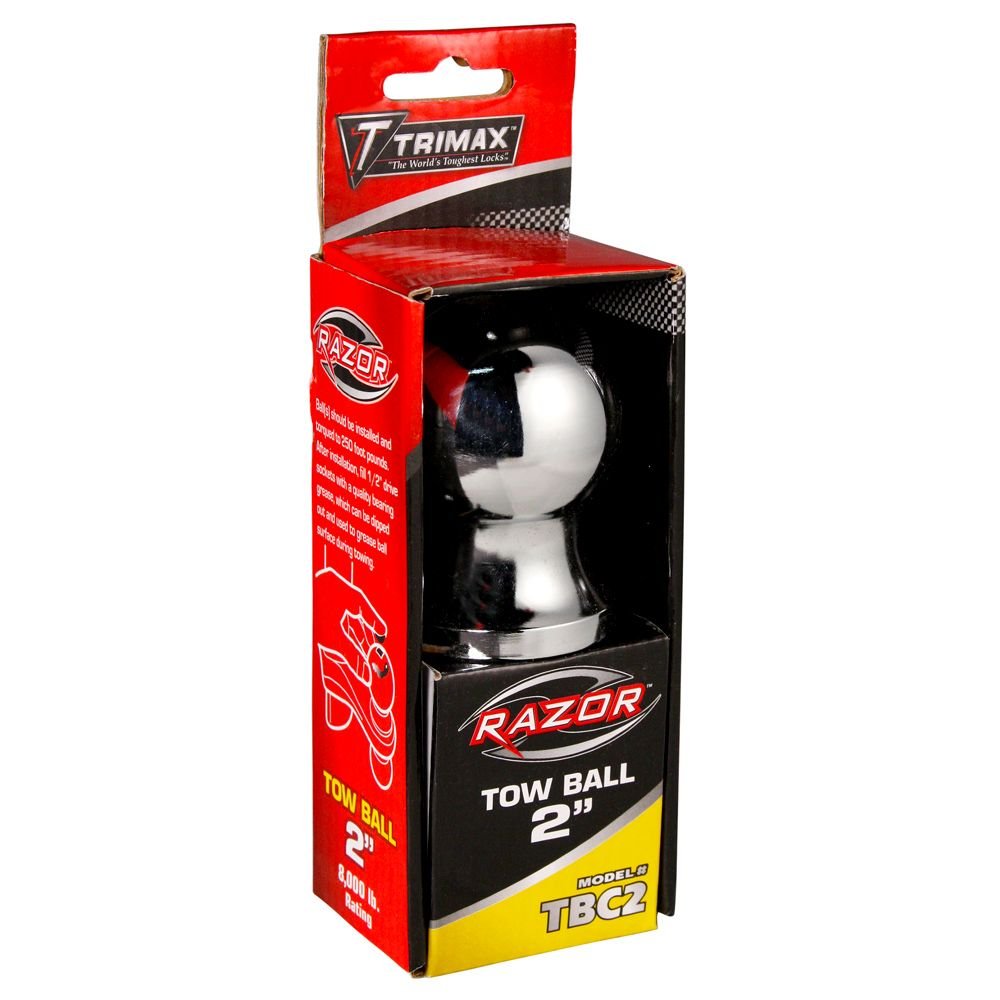 Trimax 2" Chrome Tow Ball