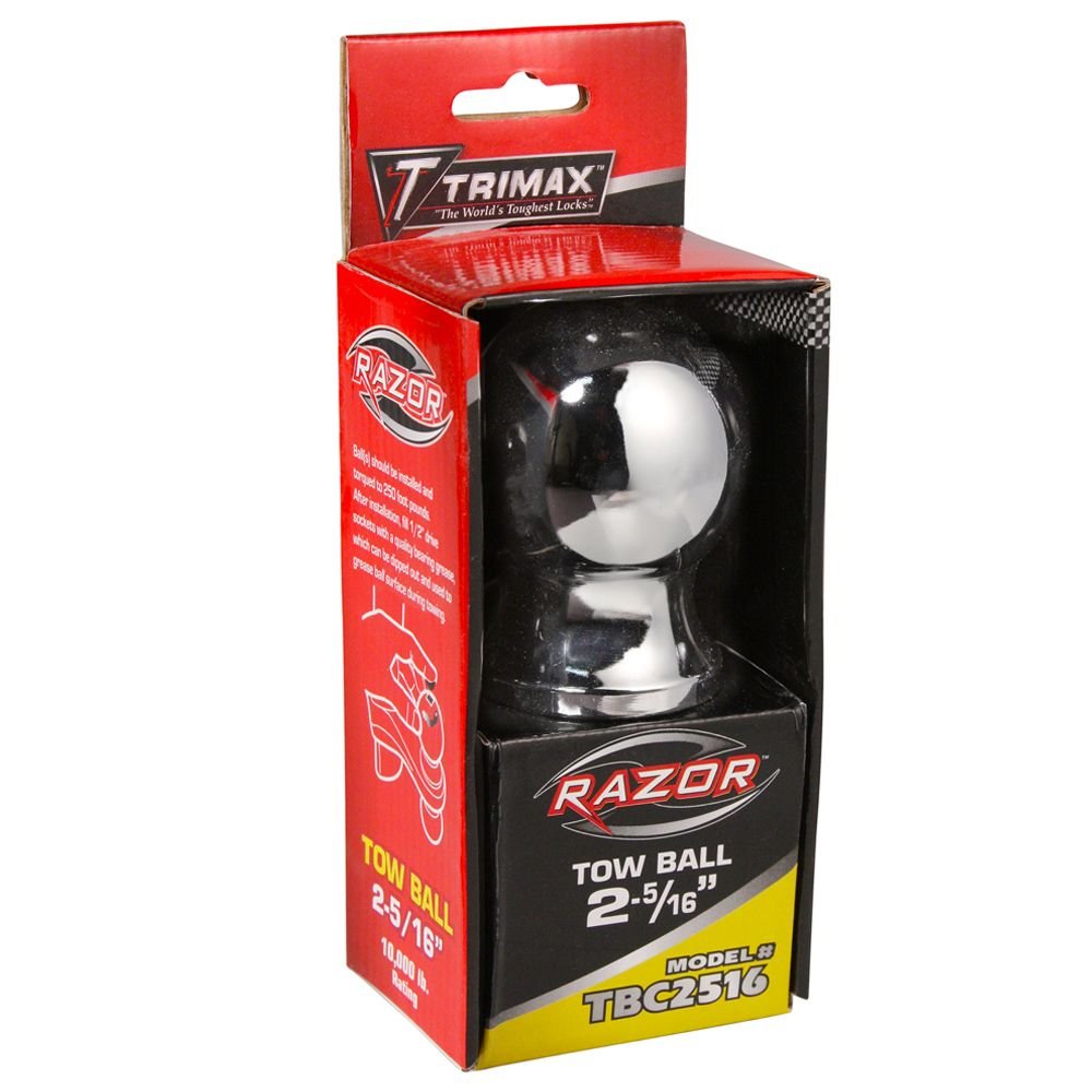 Trimax 2-5/16 Chrome Tow Ball