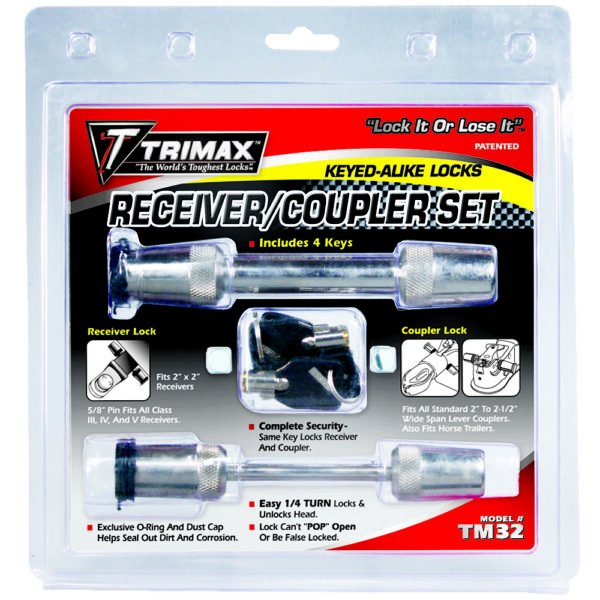 Trimax TM32 Receiver/Coupler Lock Set