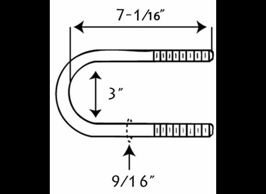 Leaf Spring: U-Bolt Kit 8"