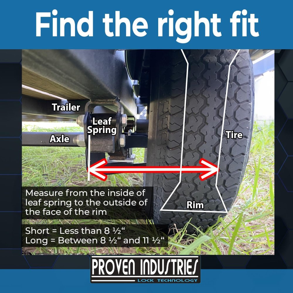 Proven Locks Model WL-200 J-Style Wheel Lock