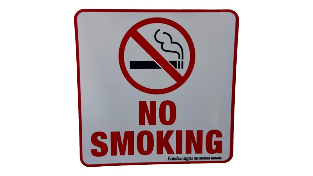 Sign: No Smoking Sticker