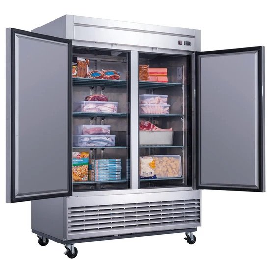 Appliances: Double Door Stand Up Freezer