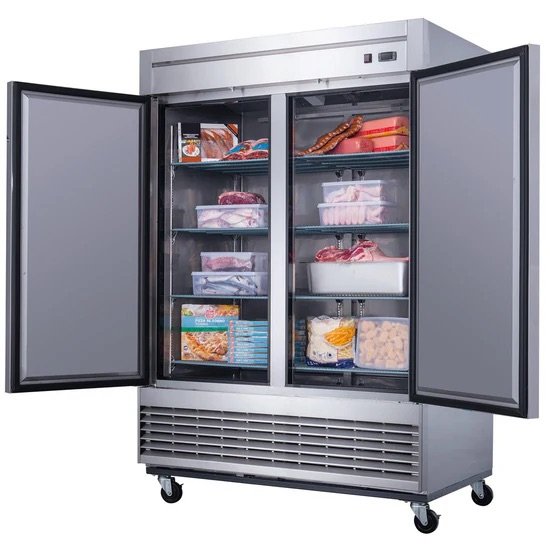 Appliances: Double Door Stand Up Freezer