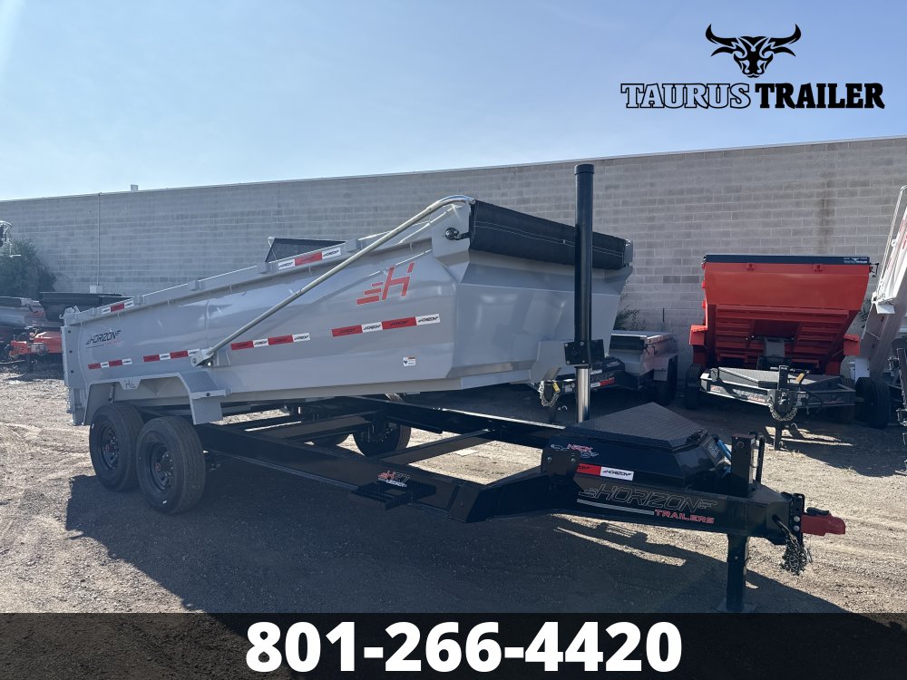 7x16 Horizon Dump Trailer 36" (Telescopic)
