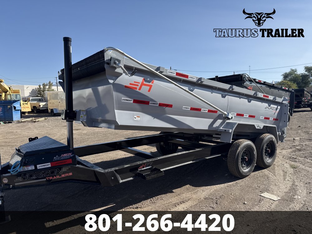 7x16 Horizon Dump Trailer 36" (Telescopic)