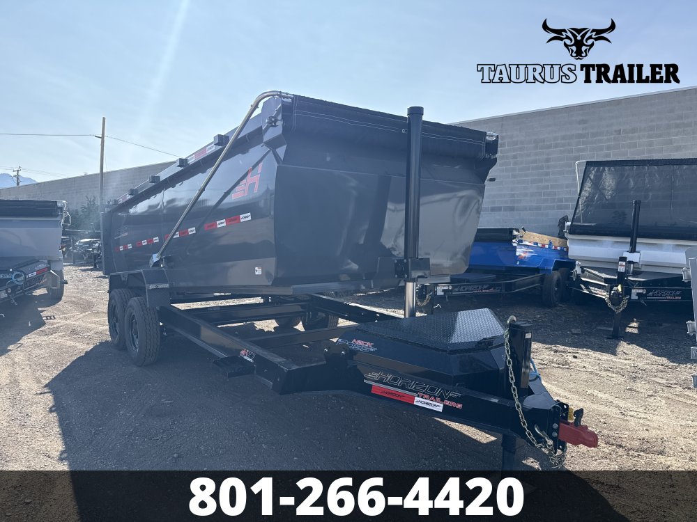 7x16 Horizon Dump Trailer 48" (Telescopic)