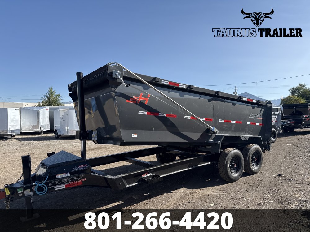 7x16 Horizon Dump Trailer 48" (Telescopic)