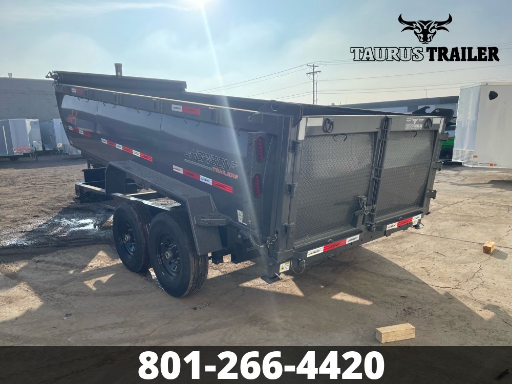 7x16 Horizon Dump Trailer 48" (Telescopic)