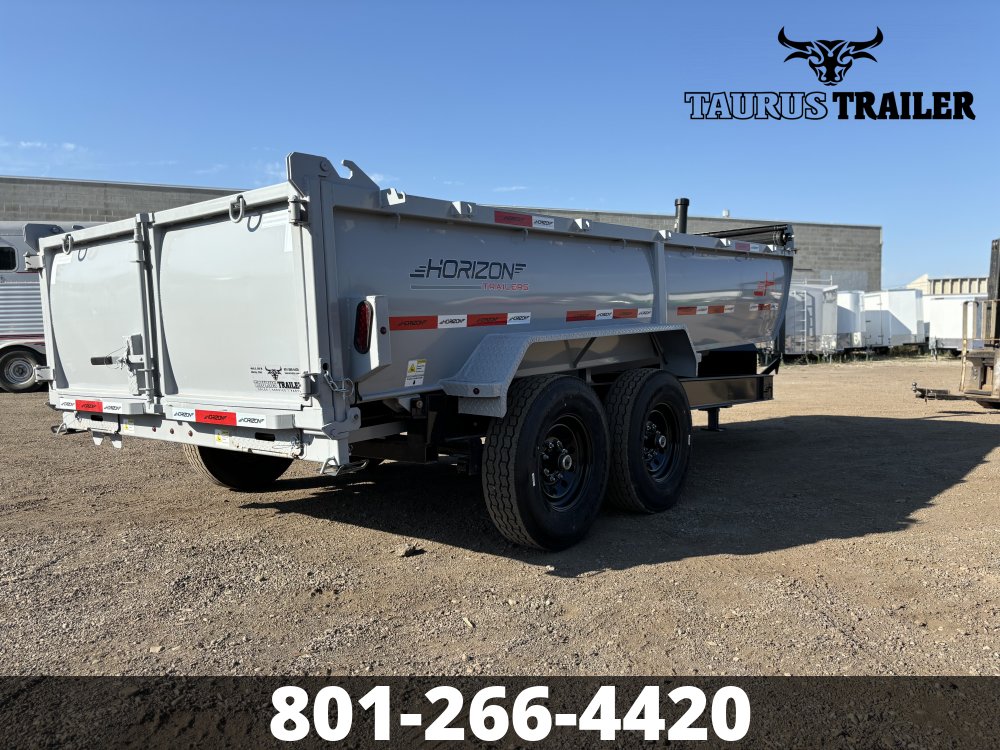 7x16 Horizon Dump Trailer 30" (Telescopic)