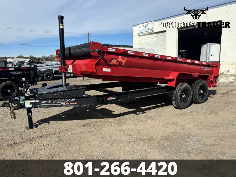 7x16 Horizon Dump Trailer 24" (Telescopic)