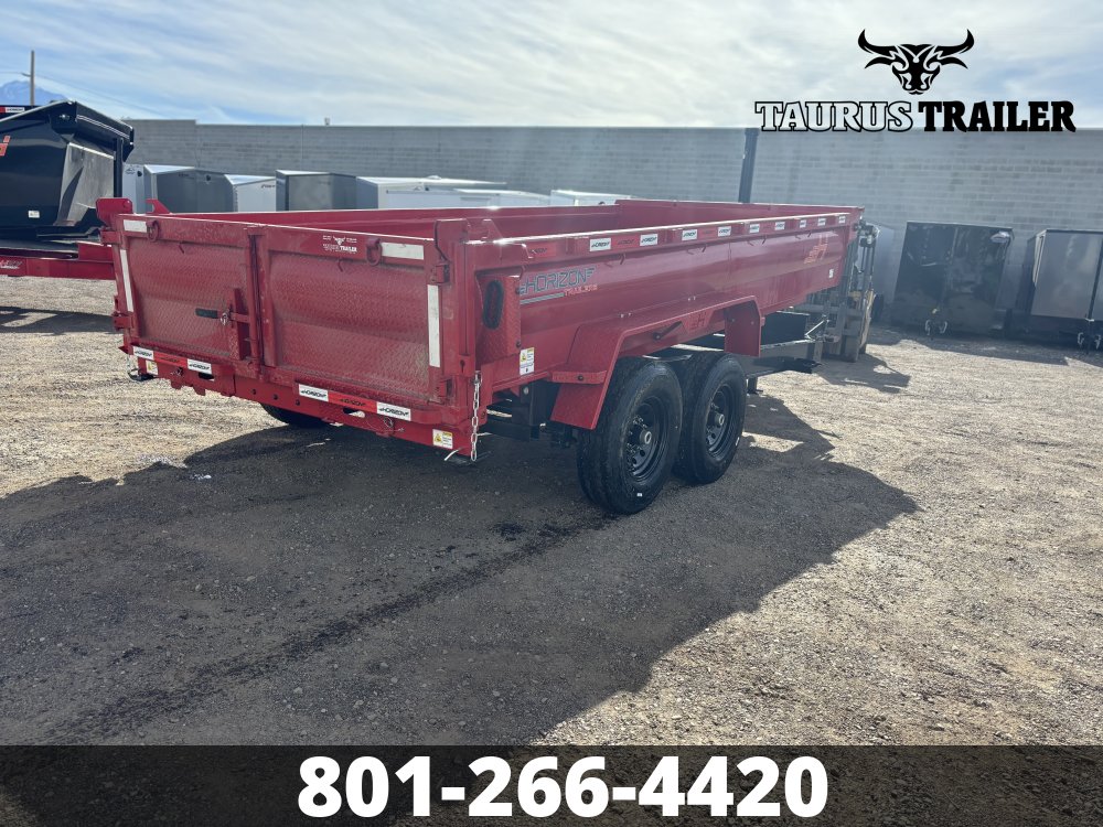 7x16 Horizon Dump Trailer 24" (Telescopic)