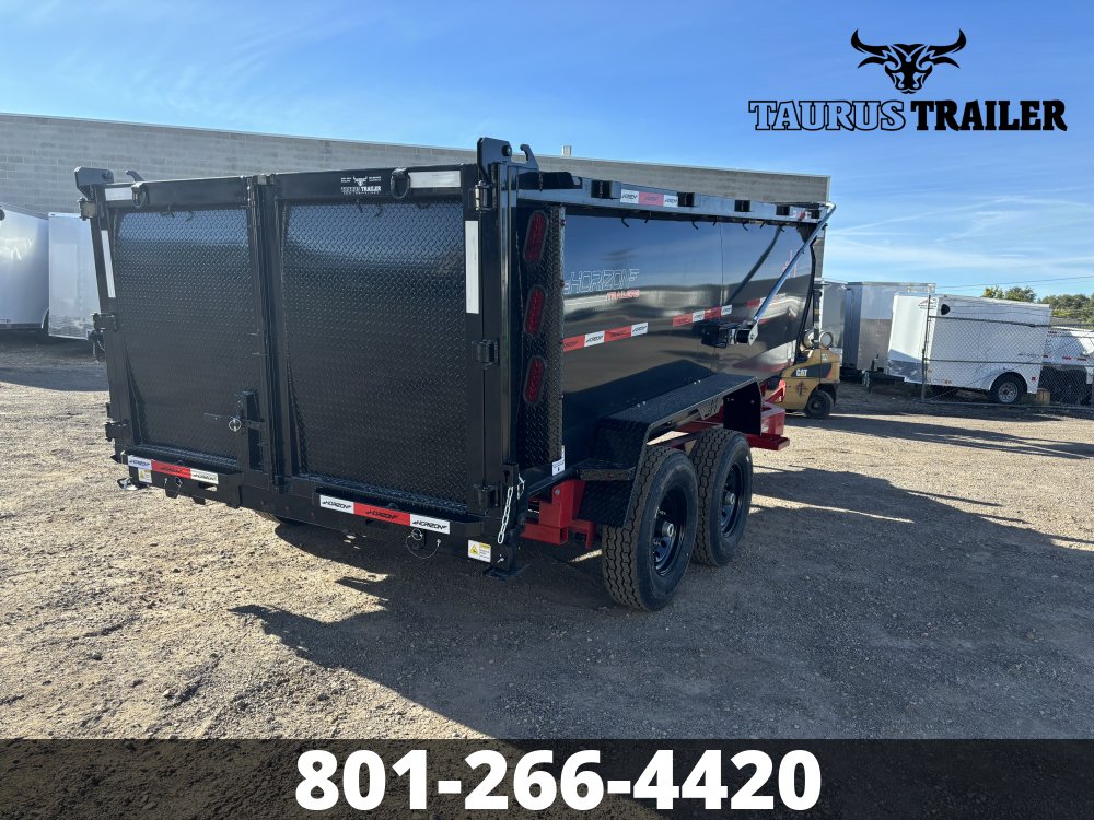 7x14 Horizon Dump Trailer 48" (Telescopic)